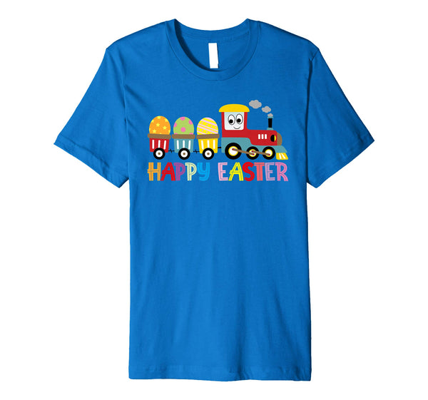 Happy Easter Train Egg Hunt Kid Boys Girls Outfit Gift Shirt