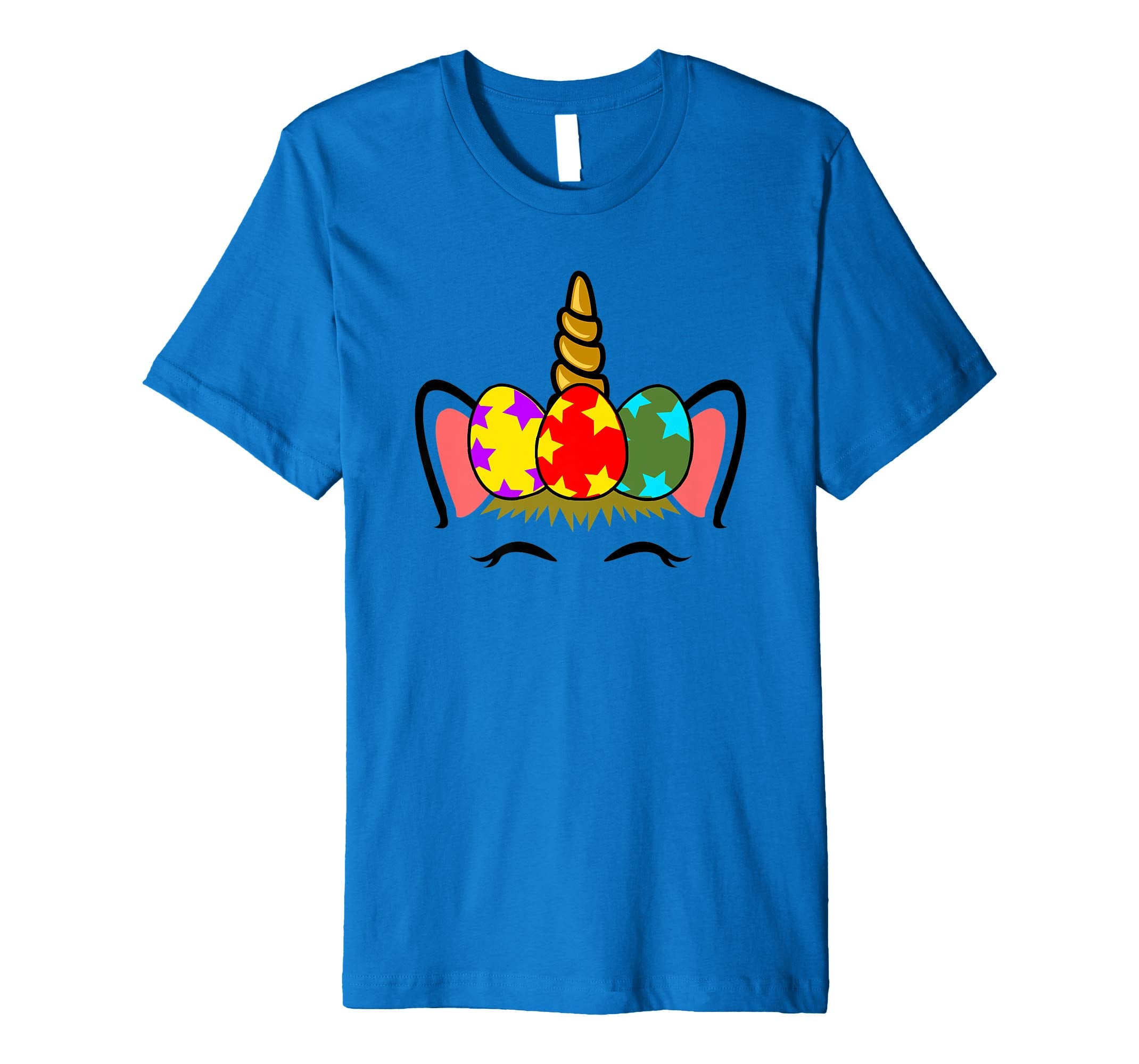 Easter Unicorn Girl Shirt | Cute Easter Painted Eggs Gift