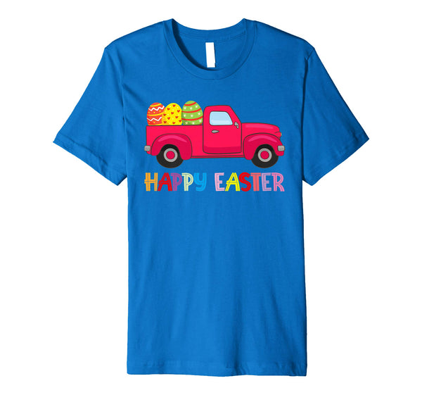 Happy Easter Truck Egg Hunt Is On Kids Boys Girls Shirt Gift