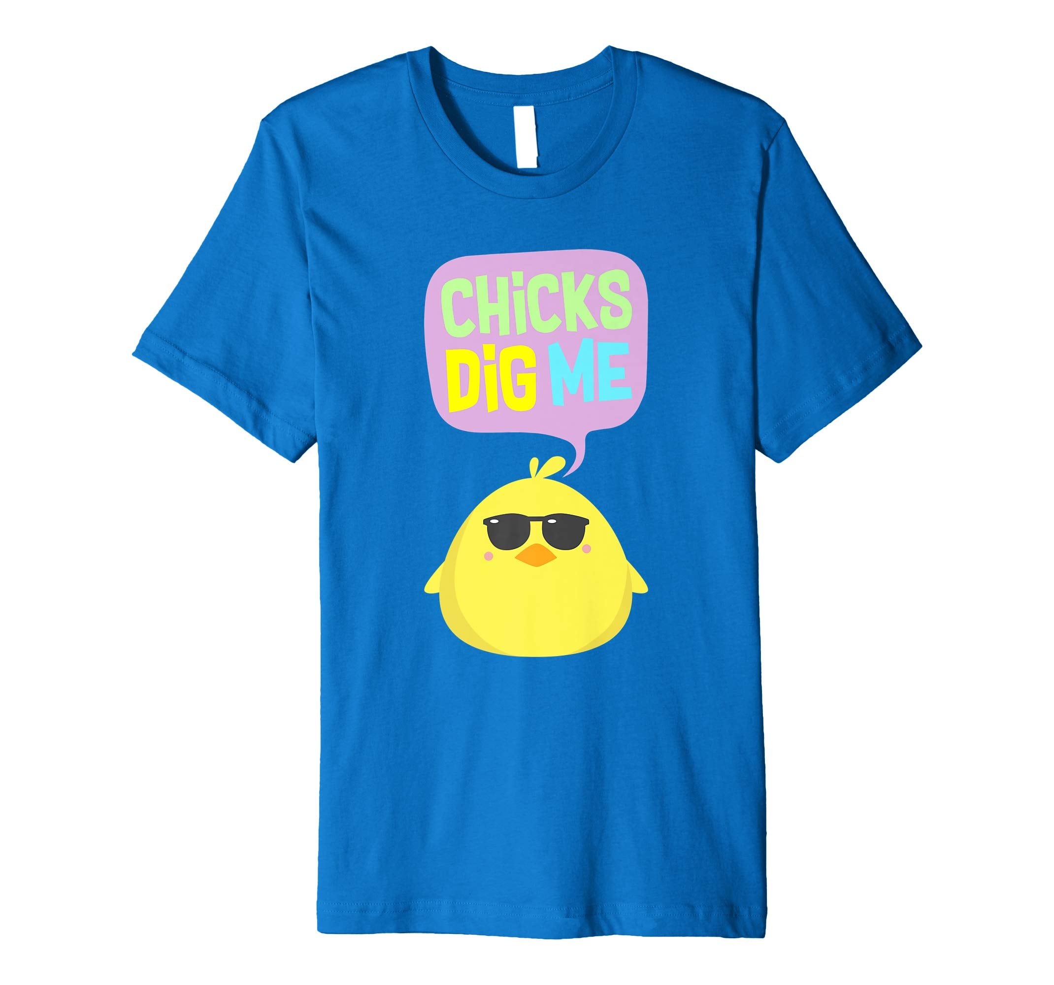 Chicks Dig Me Egg Hunt Happy Easter Kids Boys Girls T Shirt