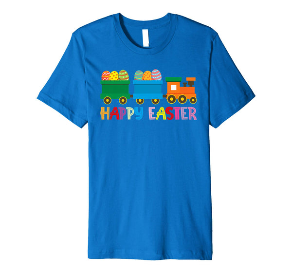 Happy Easter Train Egg Hunt Kid Boys Girls Outfit Gift Shirt