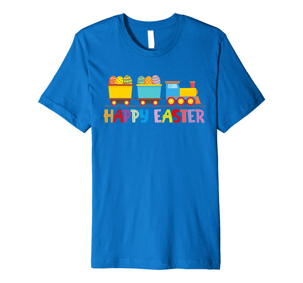 Happy Easter Train Egg Hunt Kid Boys Girls Outfit Gift Shirt