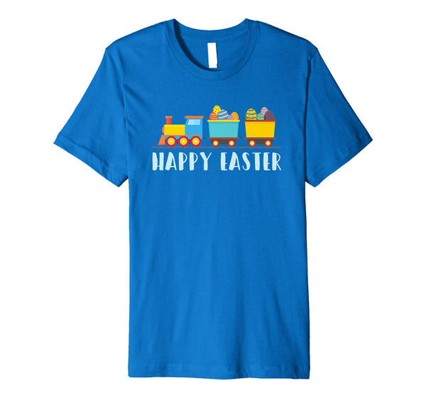 Happy Easter Cute Train With Easter Egg T Shirt Gift
