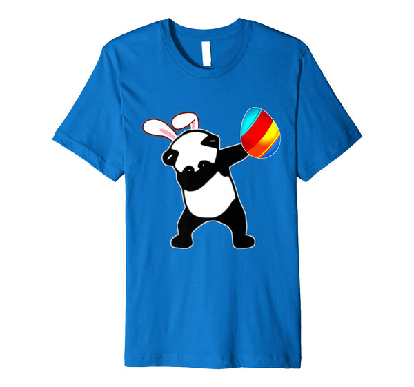 Easter Bunny Dabbing Panda Bear Tshirt Egg Ears Gift