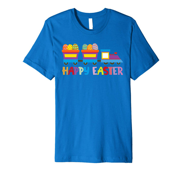 Happy Easter Train Egg Hunt Kid Boys Girls Outfit Gift Shirt