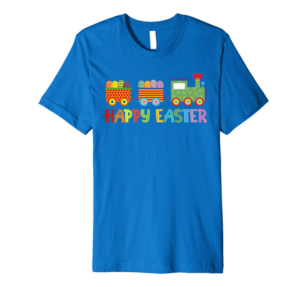 Happy Easter Train Egg Hunt Kid Boys Girls Outfit Gift Shirt