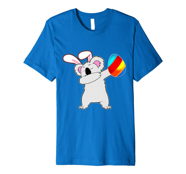 Easter Bunny Dabbing Koala Bear Tshirt Egg Ears Animal Gift