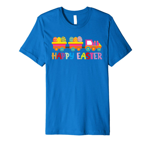 Happy Easter Train Egg Hunt Kid Boys Girls Outfit Gift Shirt