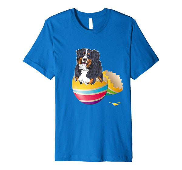 Bernese Mountain Hatching From Easter Egg Easter Day Shirt