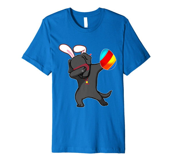Easter Bunny Dabbing Labrador Dog Tshirt Egg Ears Gift