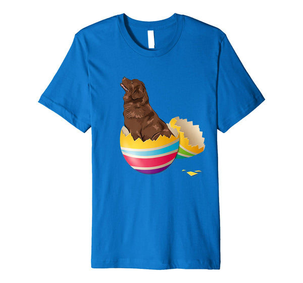 Newfoundland Hatching From Easter Egg Easter Day Shirt