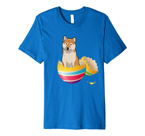 Shiba Hatching From Easter Egg Easter Day Shirt