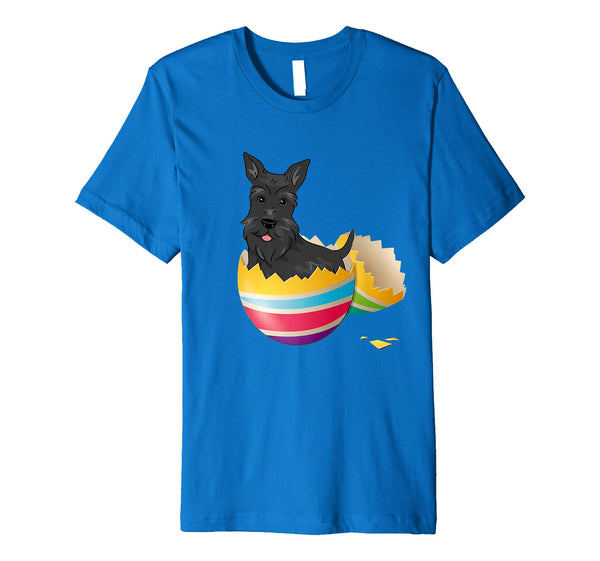 Scottish Terier Hatching From Easter Egg Easter Day Shirt