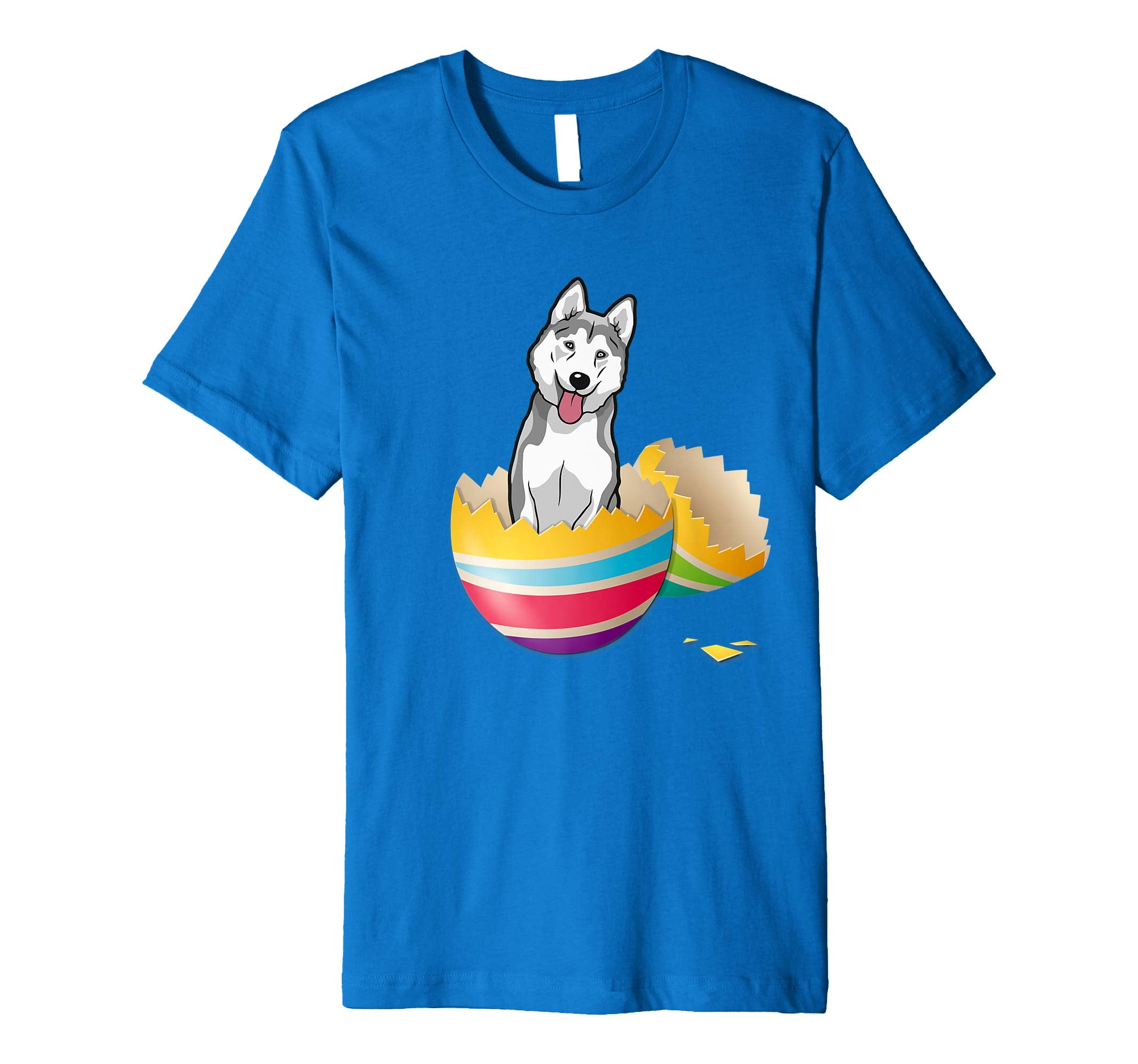 Husky Hatching From Easter Egg Easter Day Shirt
