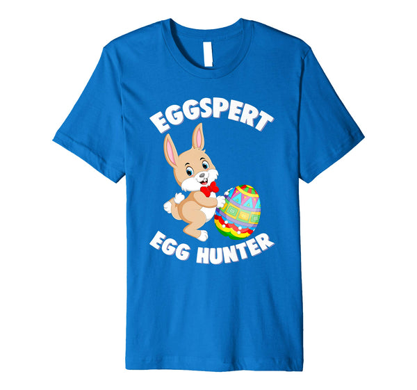 Eggspert Egg Hunter Happy Easter Kids Boys Girls T Shirt