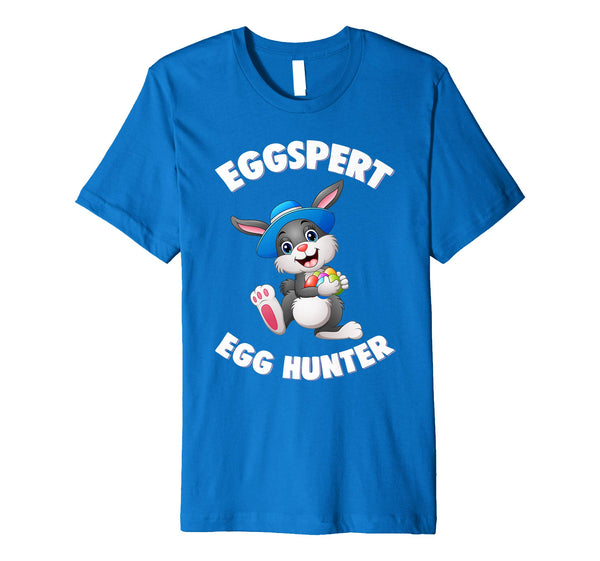 Eggspert Egg Hunter Happy Easter Kids Boys Girls T Shirt