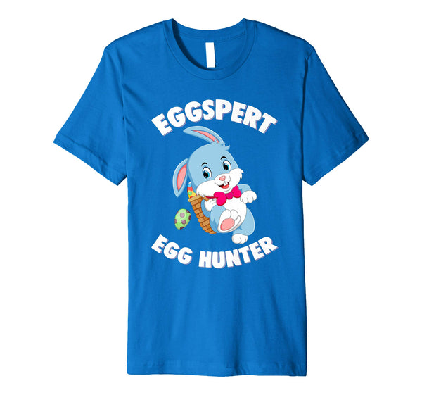 Eggspert Egg Hunter Happy Easter Kids Boys Girls T Shirt