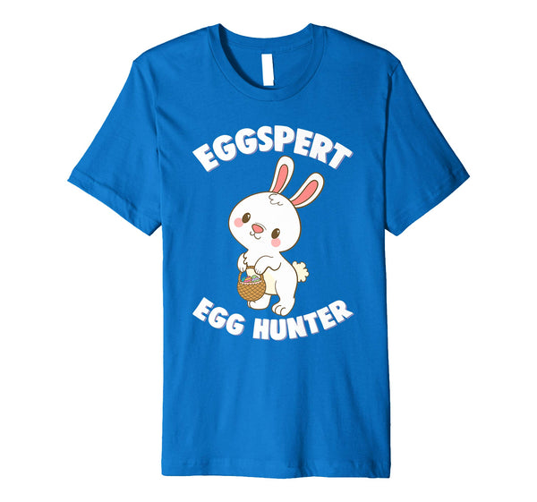 Eggspert Egg Hunter Happy Easter Kids Boys Girls T Shirt