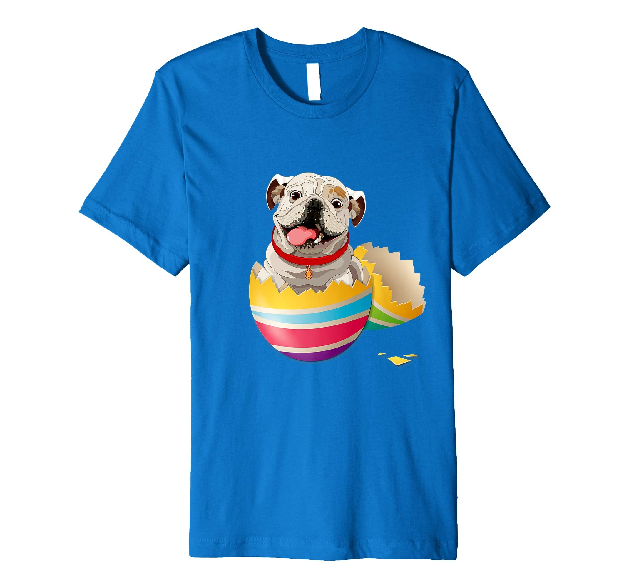 English Bulldog Hatching From Easter Egg Easter Day Shirt