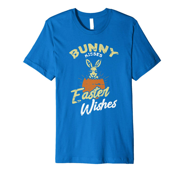 Bunny Kisses Easter Wishes Shirt For Kids