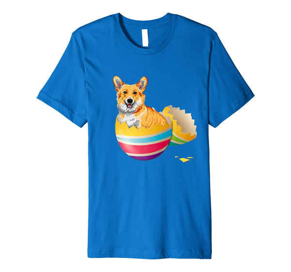 Corgi Hatching From Easter Egg Easter Day Shirt