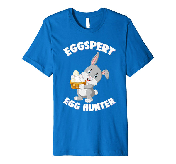 Eggspert Egg Hunter Happy Easter Kids Boys Girls T Shirt