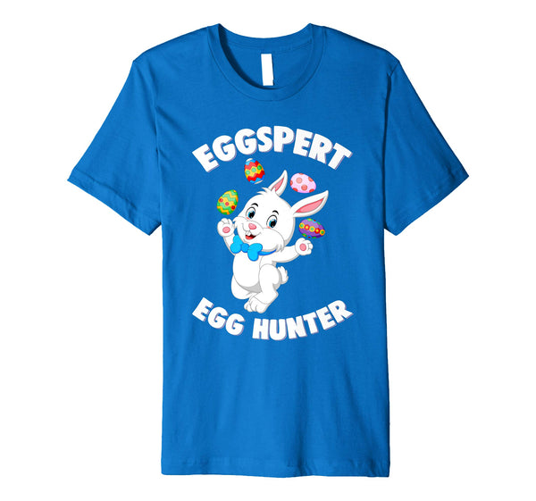 Eggspert Egg Hunter Happy Easter Kids Boys Girls T Shirt