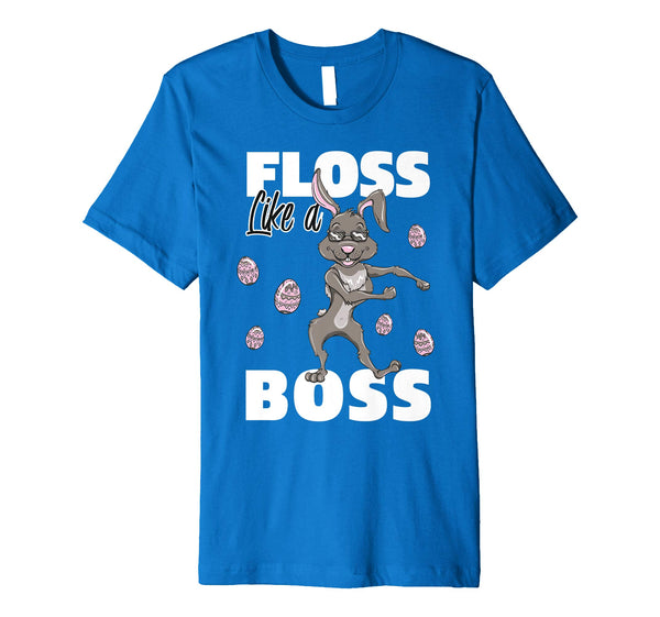Boys Flossing Easter Bunny T-Shirt Kids Floss Like A Boss