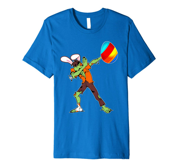 Easter Bunny Dabbing Zombie Tshirt Egg Ears Undead Gift