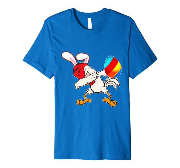 Easter Bunny Dabbing Chicken Rooster Tshirt Egg Ears Gift