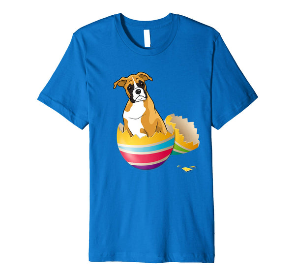 Boxer Hatching From Easter Egg Easter Day Shirt