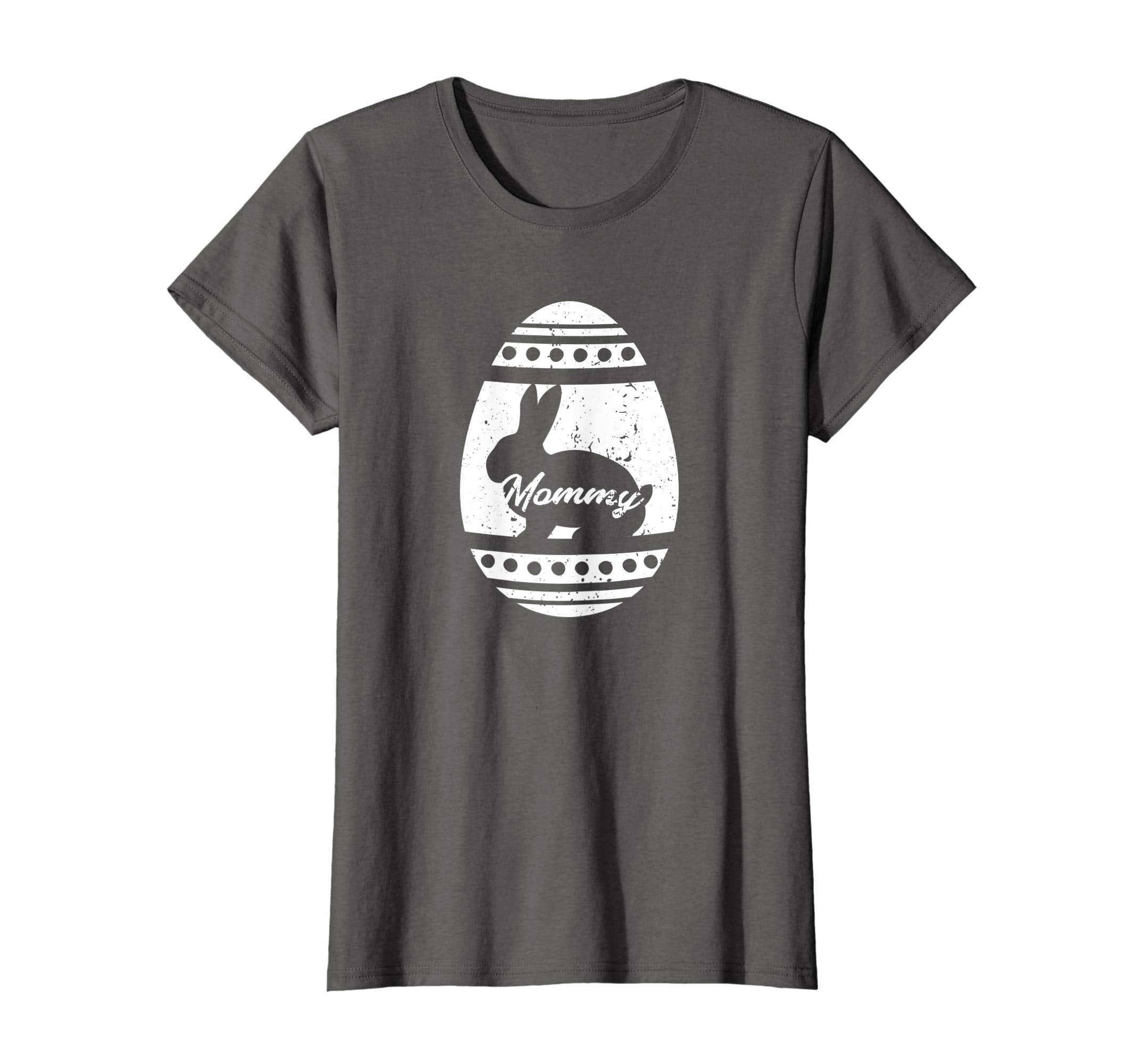 Womens Mommy Rabbit Easter Egg T-Shirt Easter Bunny Gift for Mom