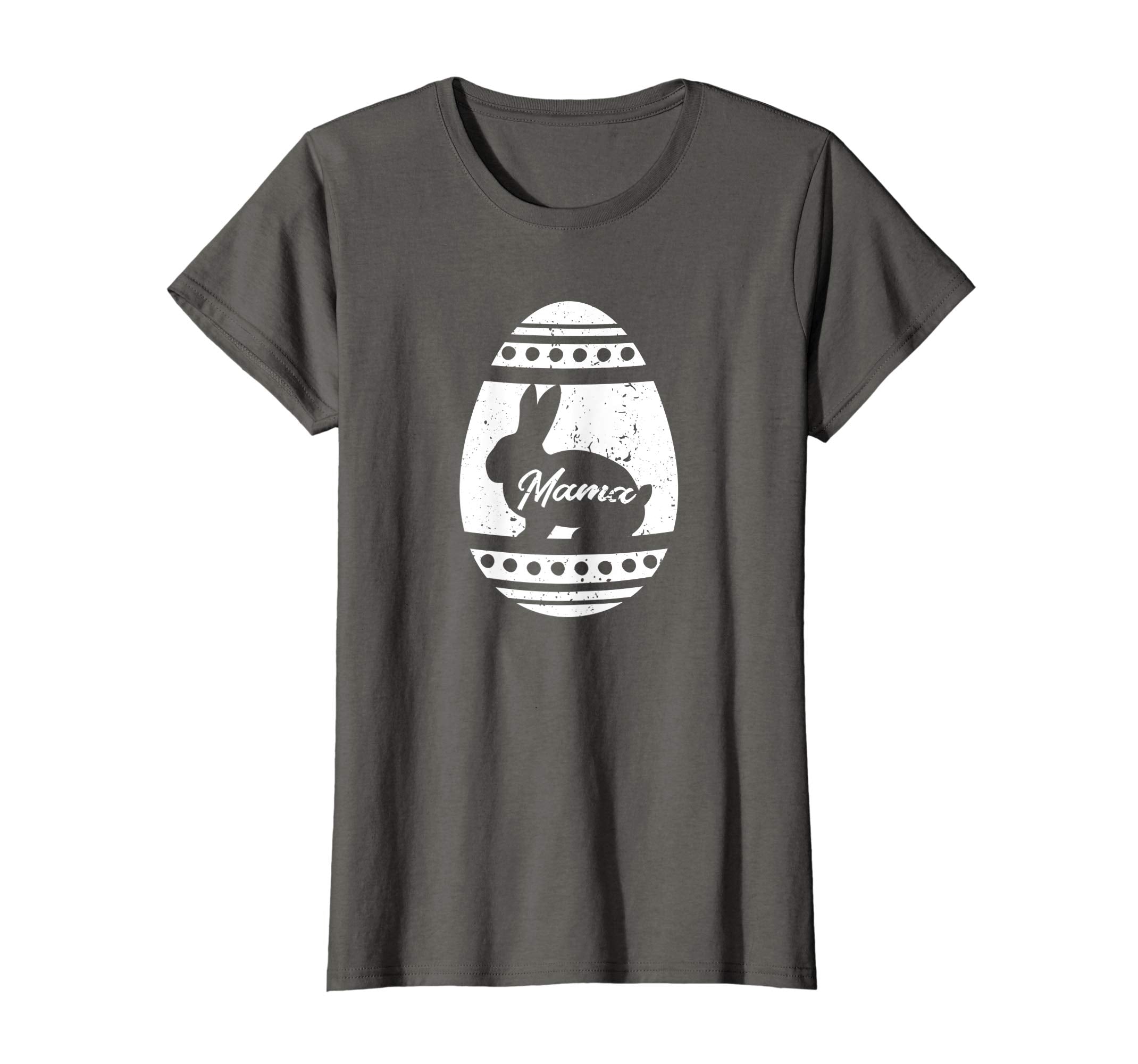 Womens Mama Rabbit Easter Egg T-Shirt Easter Bunny Gift for Mom