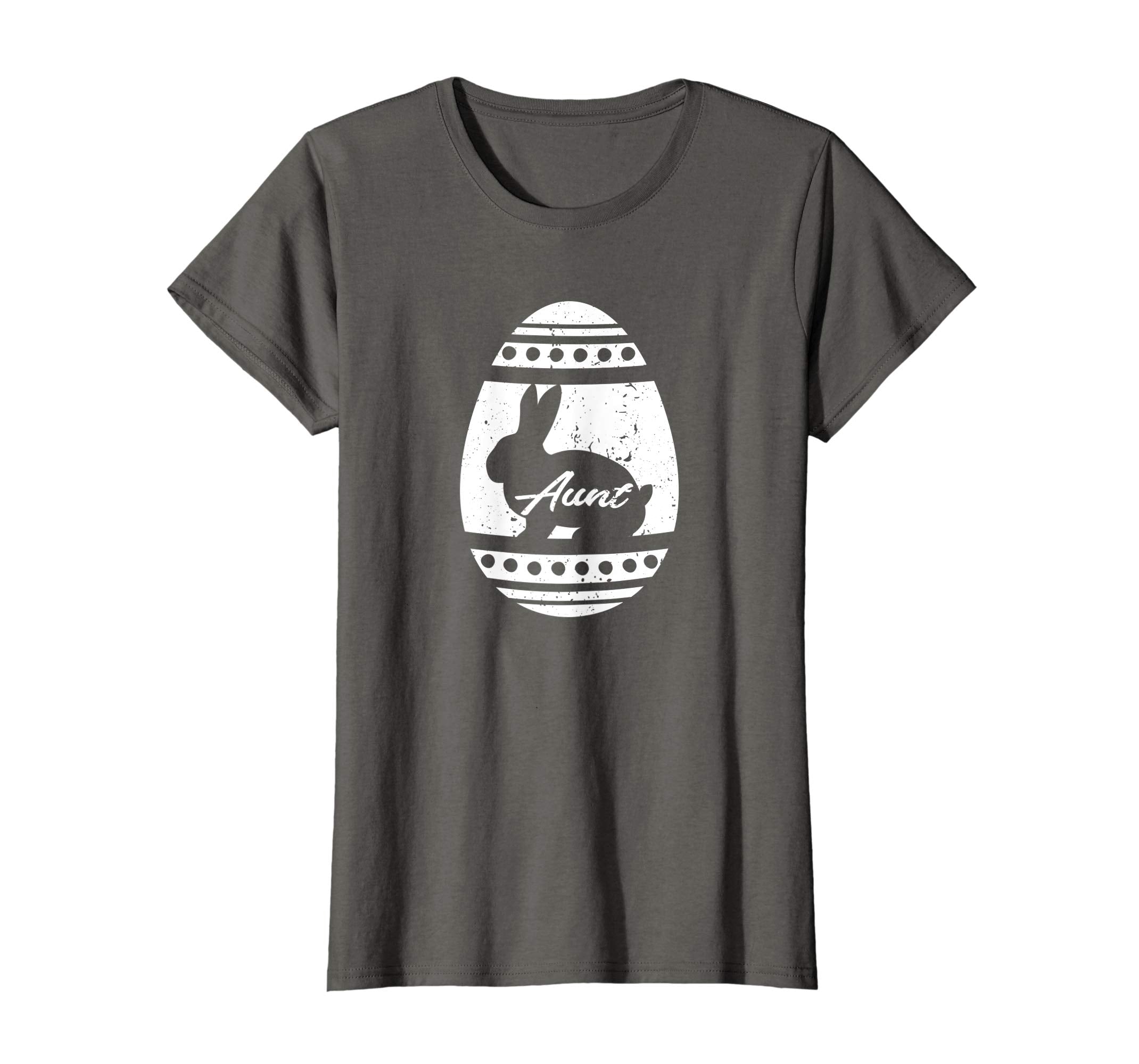 Womens Aunt Rabbit Easter Egg T-Shirt Easter Bunny Gift for Aunt