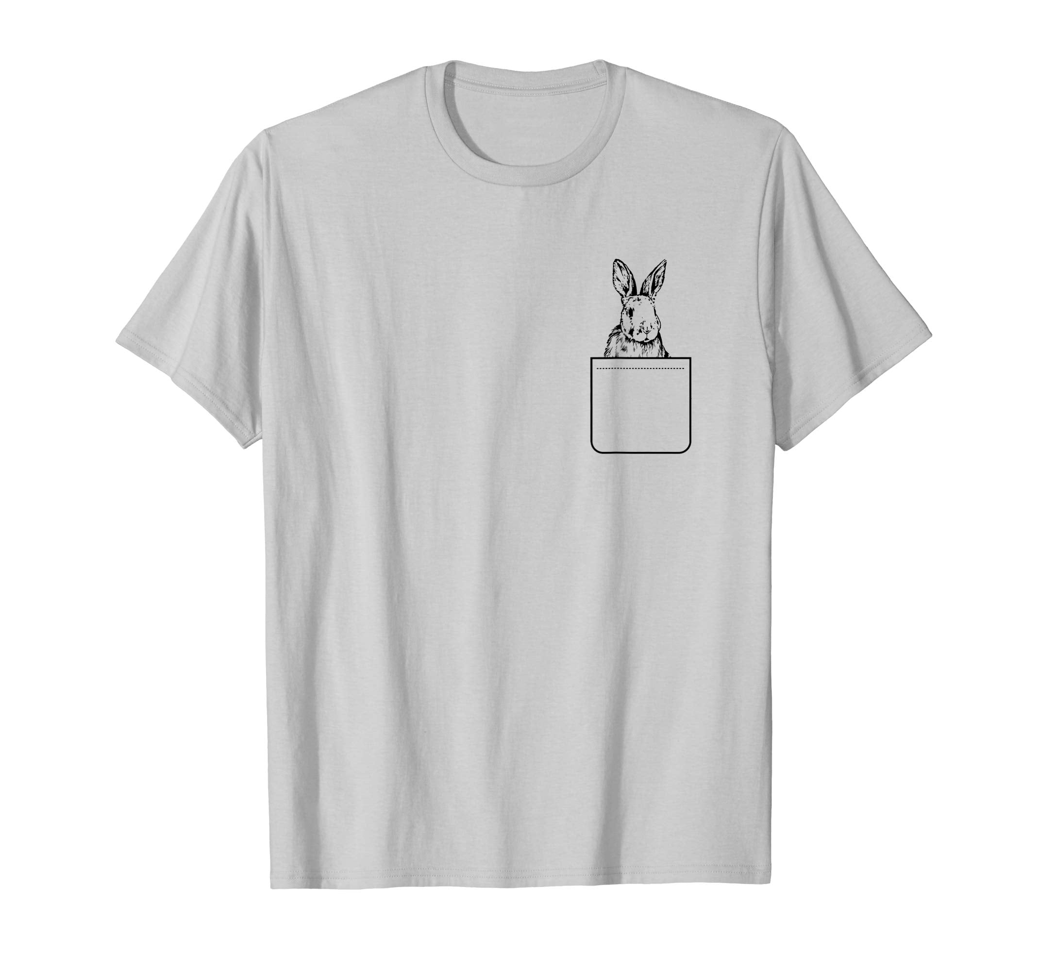 Bunny In Your Pocket Animal Easter Rabbit Kids Tshirt