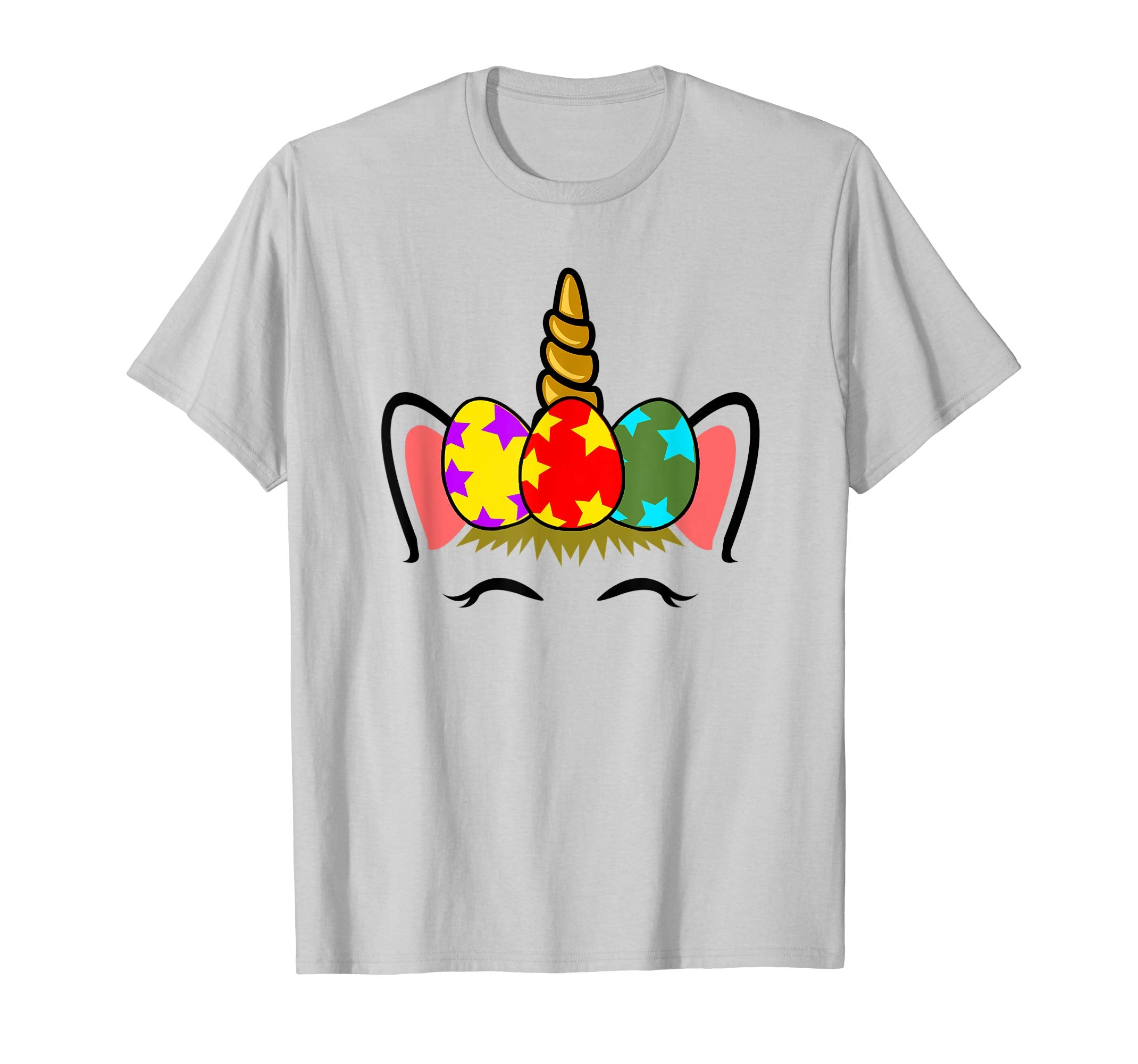 Easter Unicorn Girl Shirt | Cute Easter Painted Eggs Gift