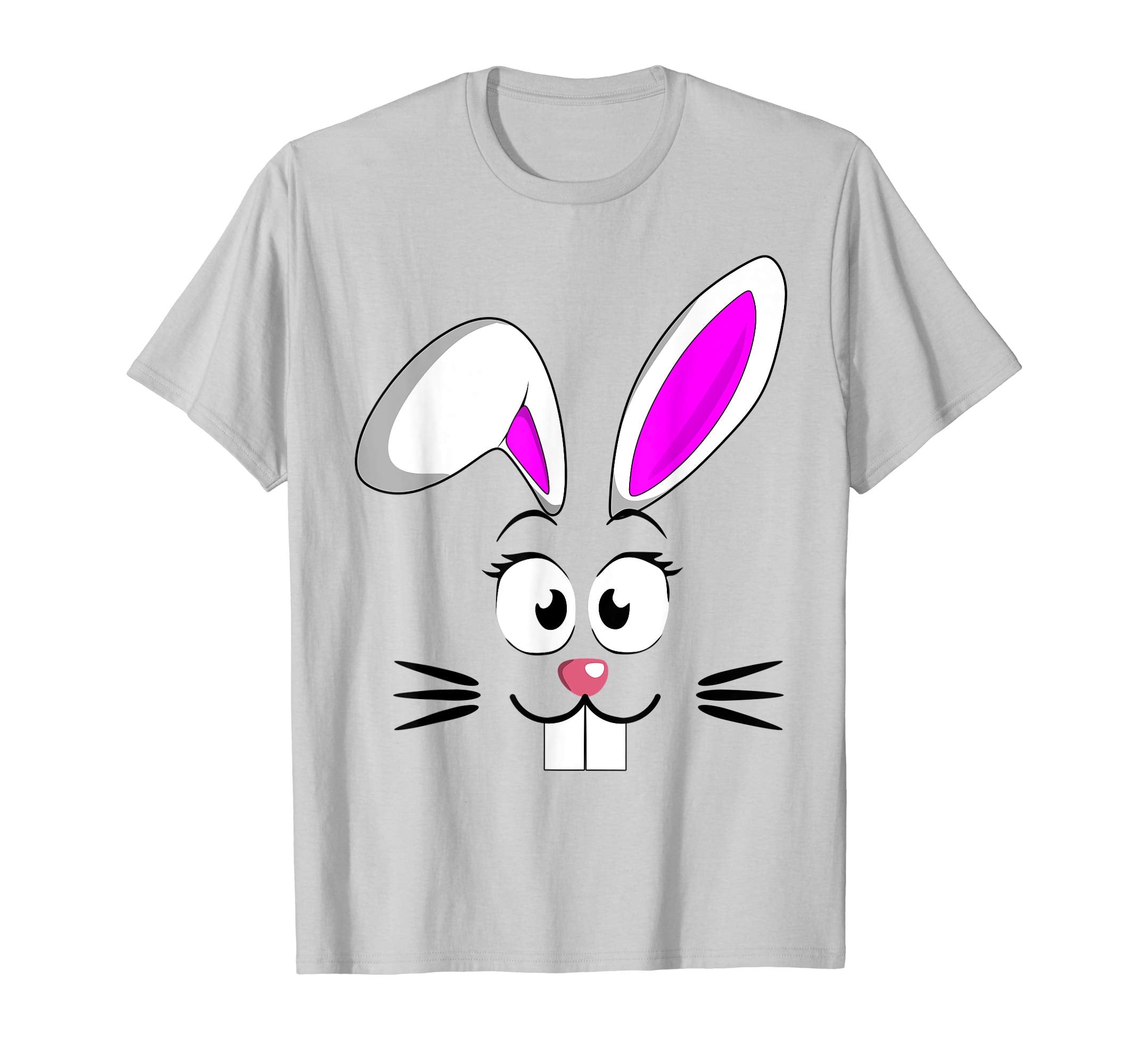 Easter Bunny Face Shirt for Girls and Boys Party Costumes