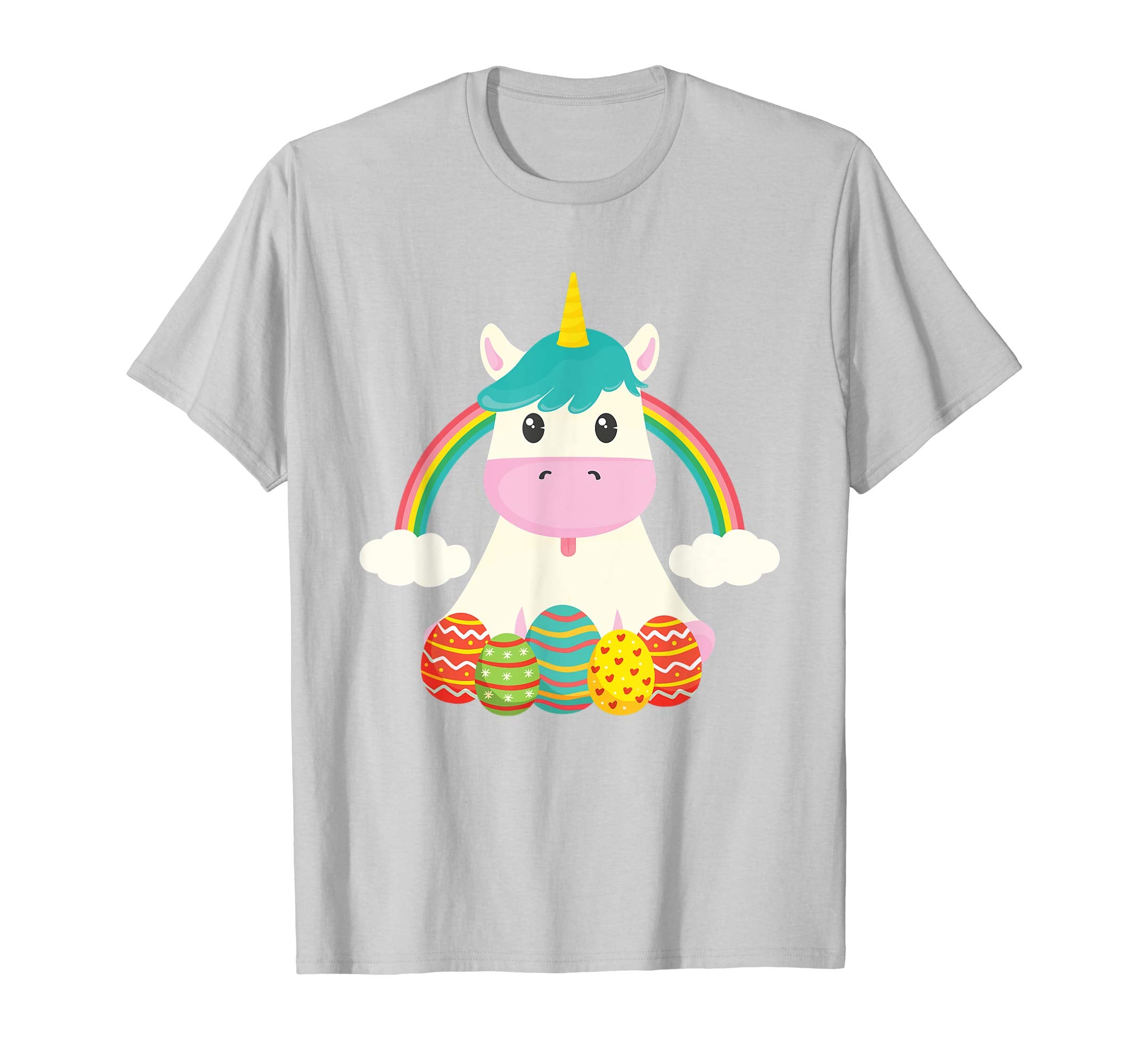 Cute Unicorn Easter Eggs T-Shirt Gifts for Kids Boys Girls