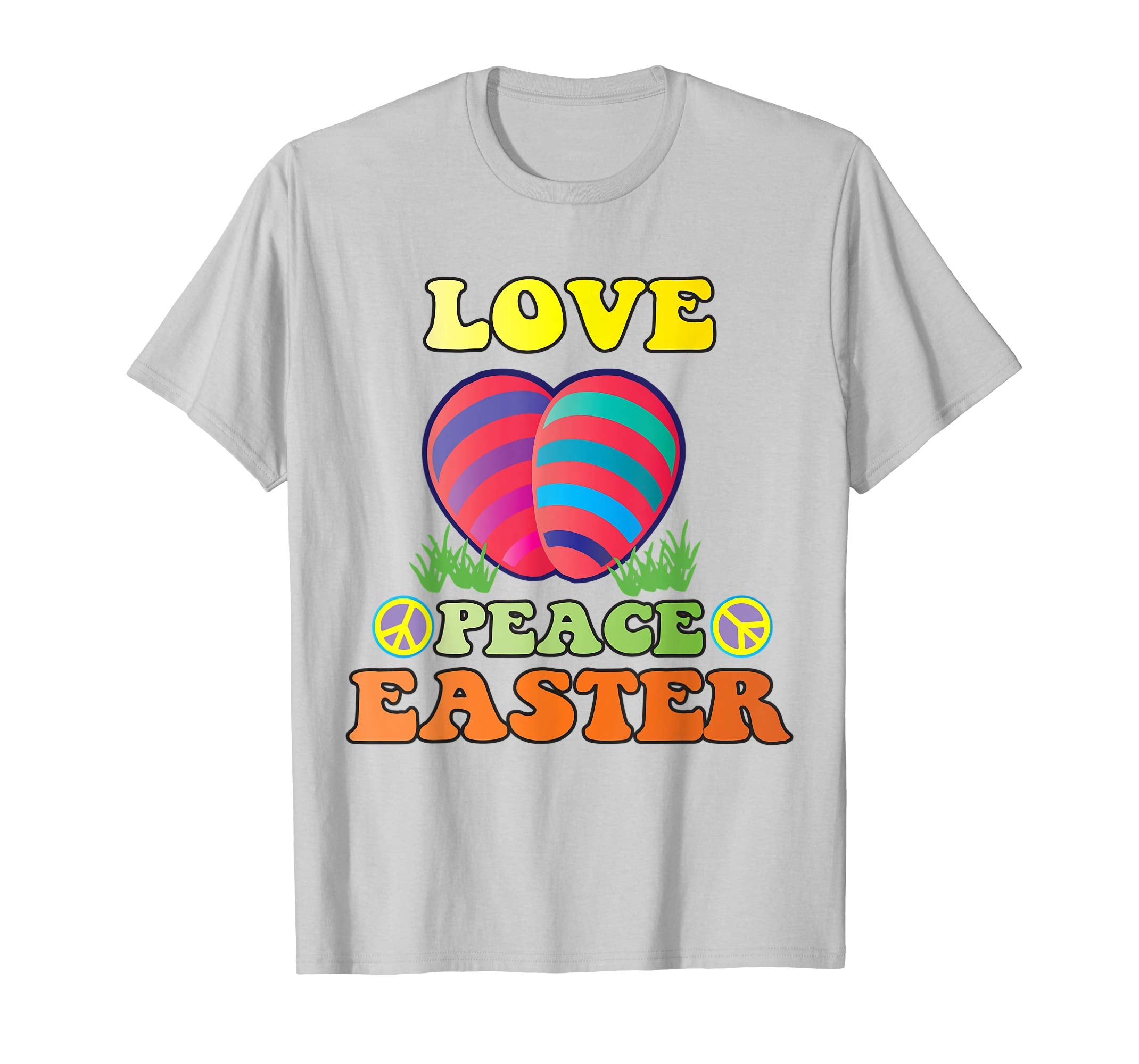 Easter Shirt For Outfit Love Peace Easter Women Girls Kids