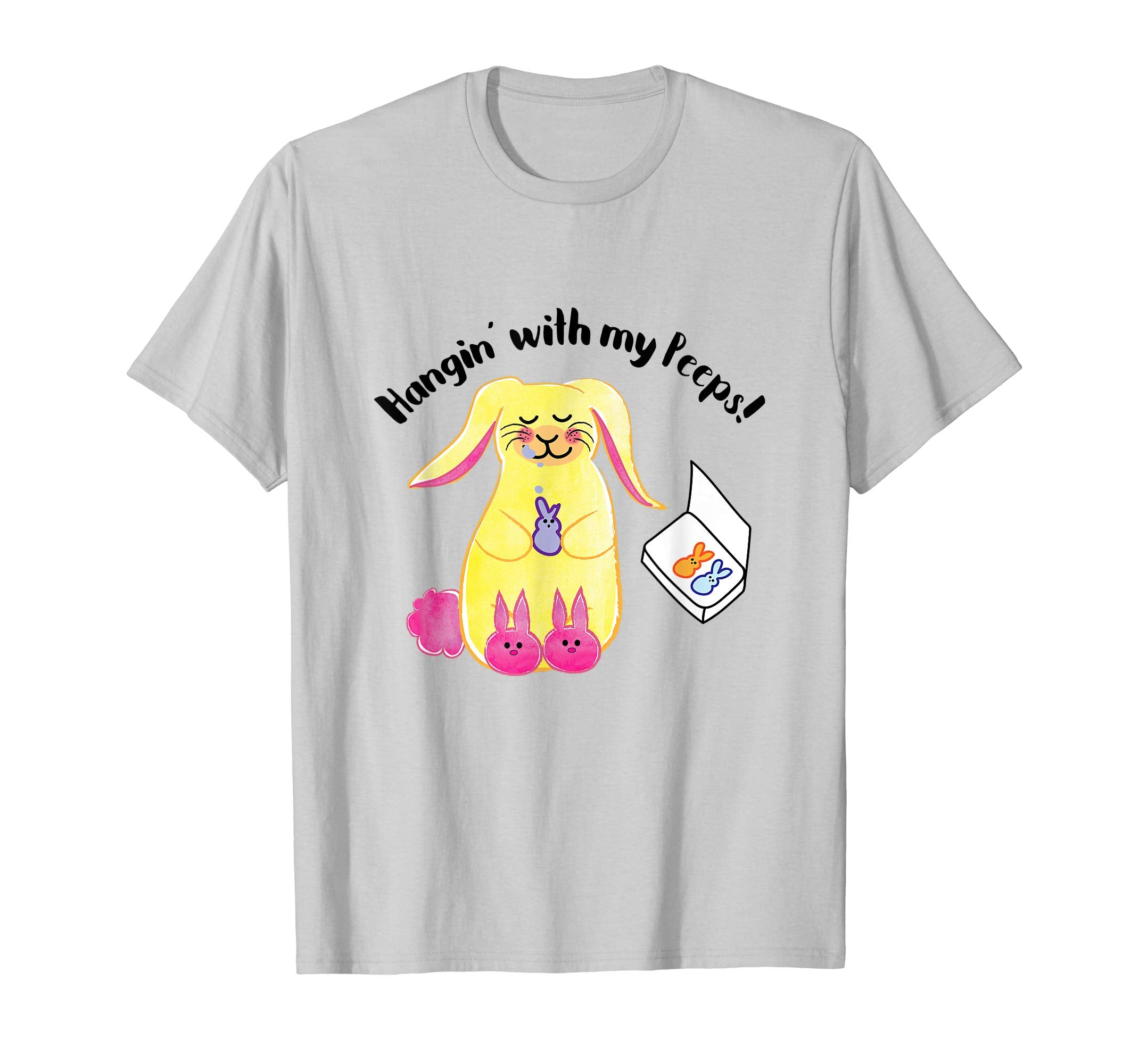 Hangin' With My Peeps Easter Shirt Fun Festive Tee