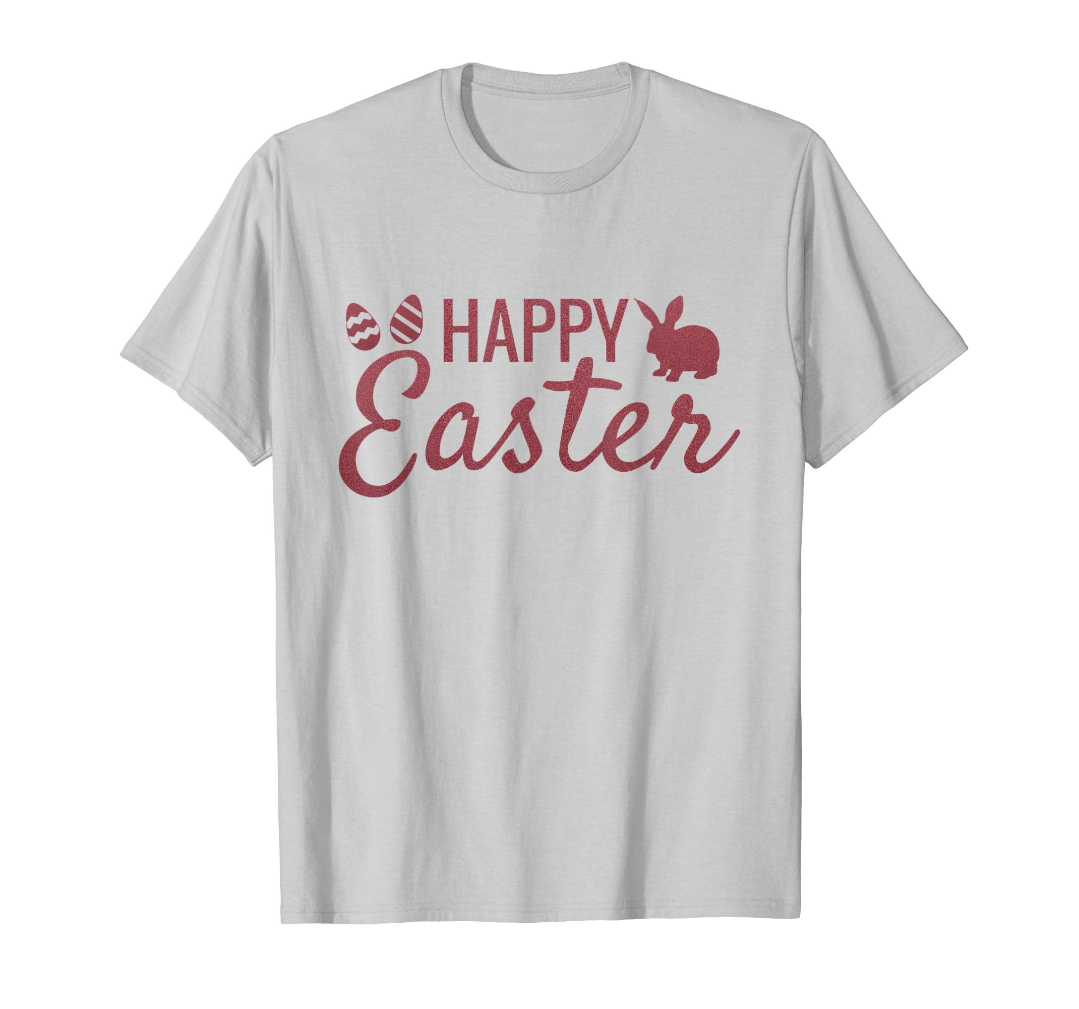 Happy Easter Shirt Cute Bunny Eggs Tee Girls Boys Women Men