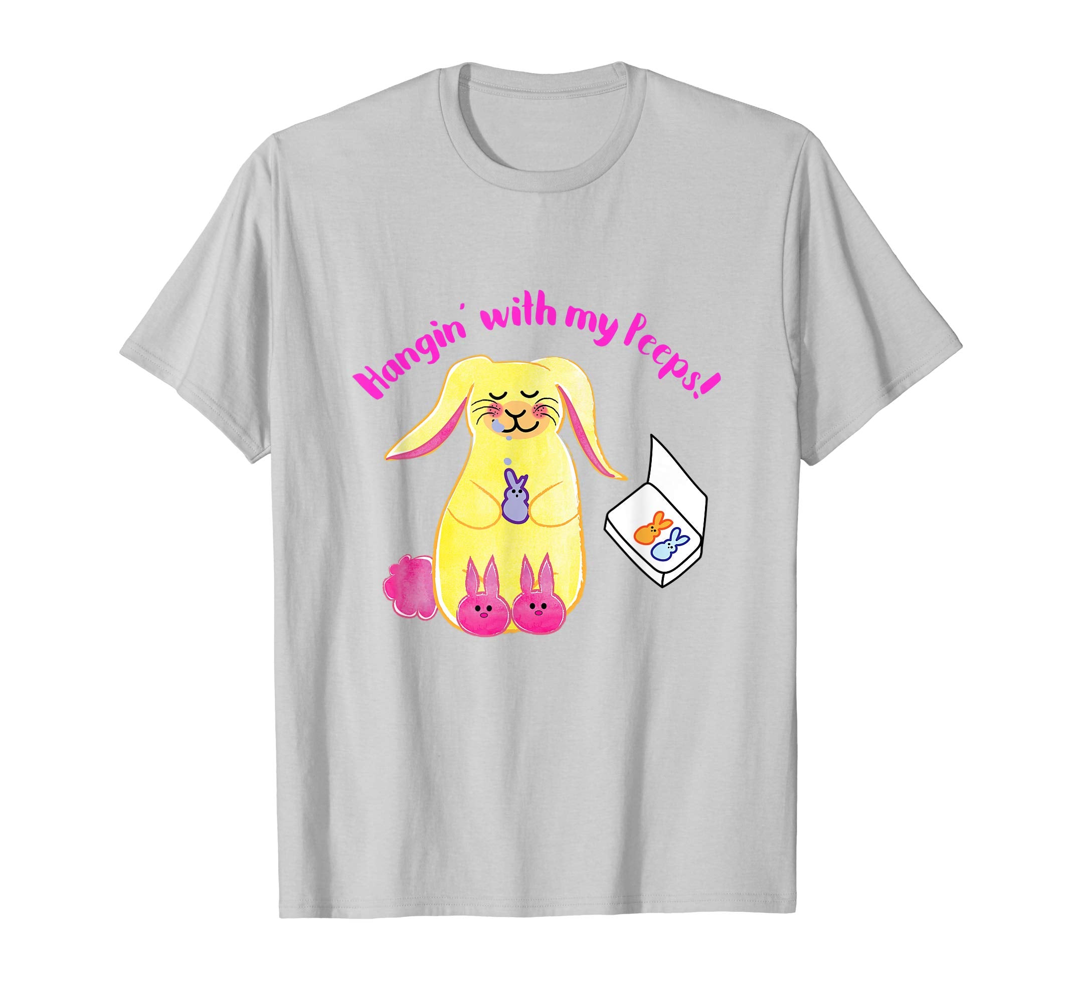 Hangin' With My Peeps Easter Shirt Fun Festive Tee