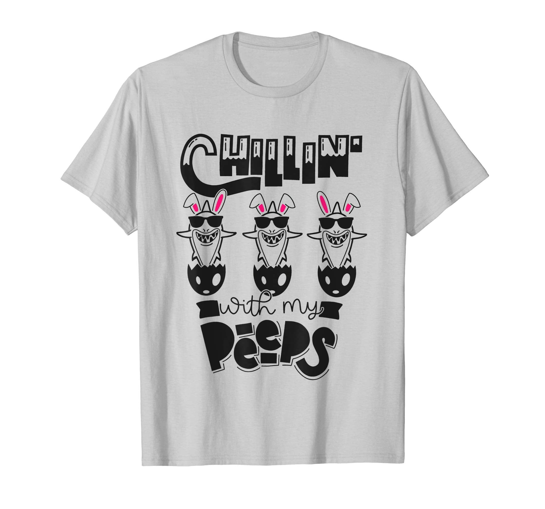 Chillin' With My Peeps Easter Bunny T-Shirt