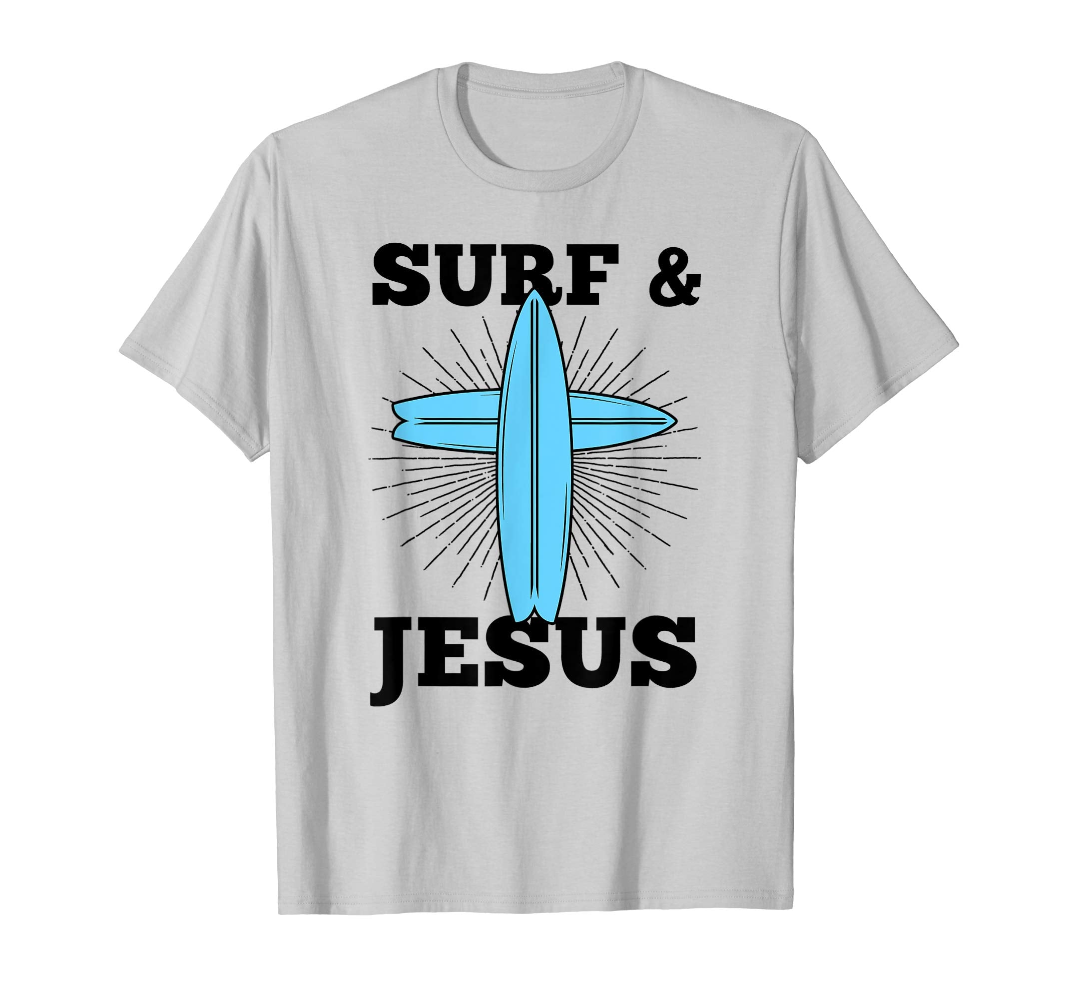 Surf And Jesus Christian Easter Bible Verse Gift T-Shirt
