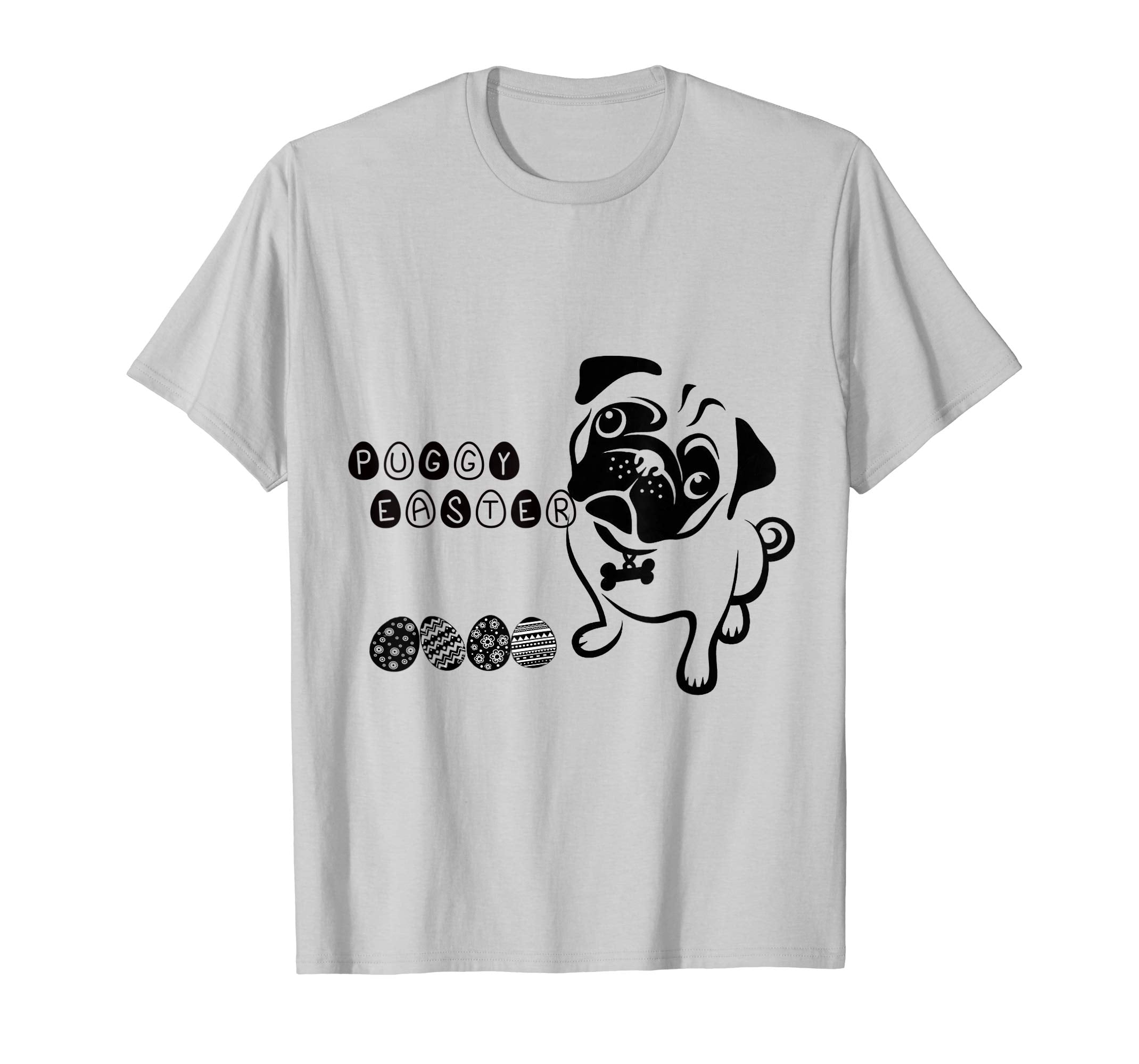 Vintage Style Cute Puggy Easter T Shirt