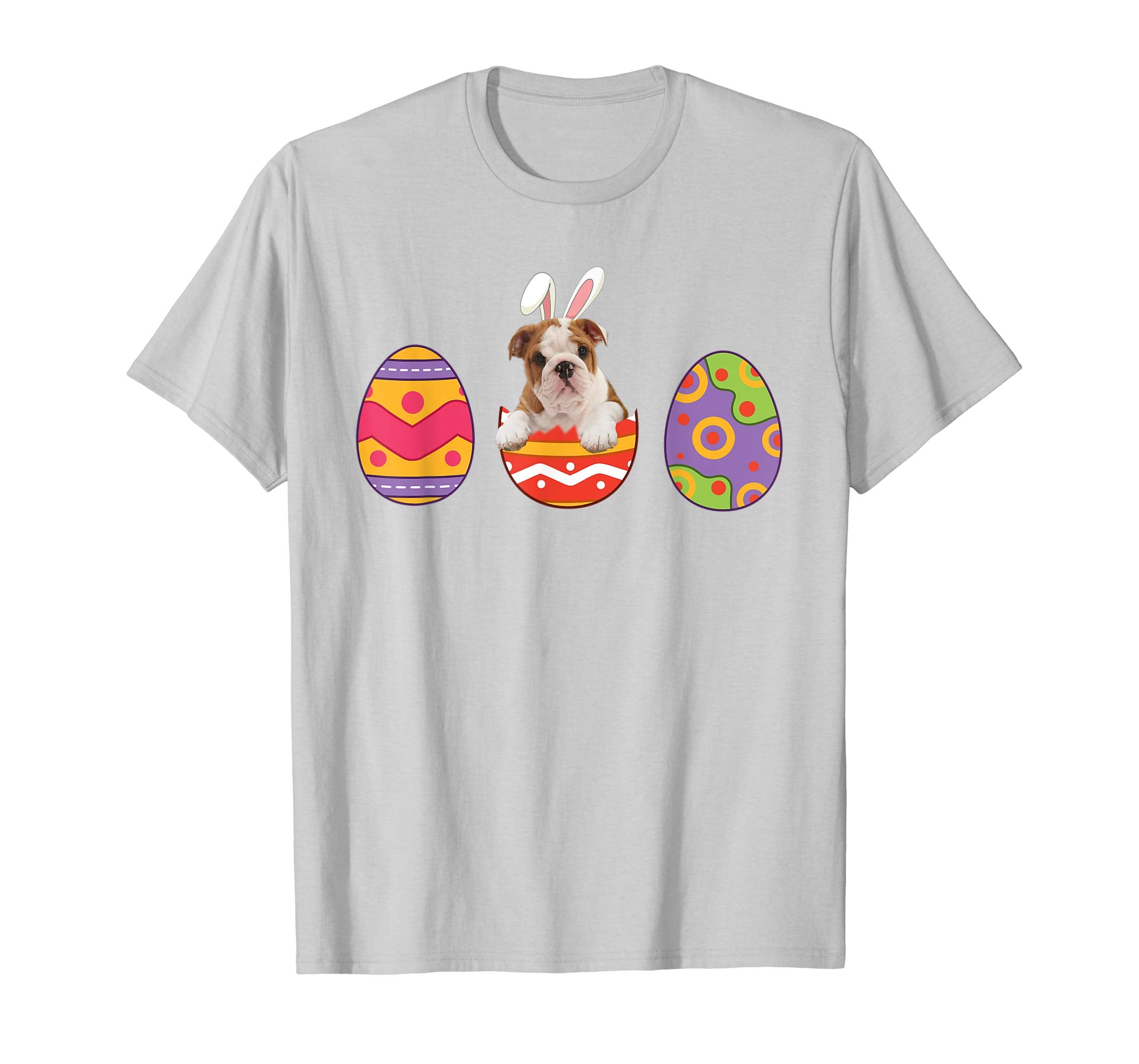 Funny Eggs Bulldog Easter Shirt Women Gift