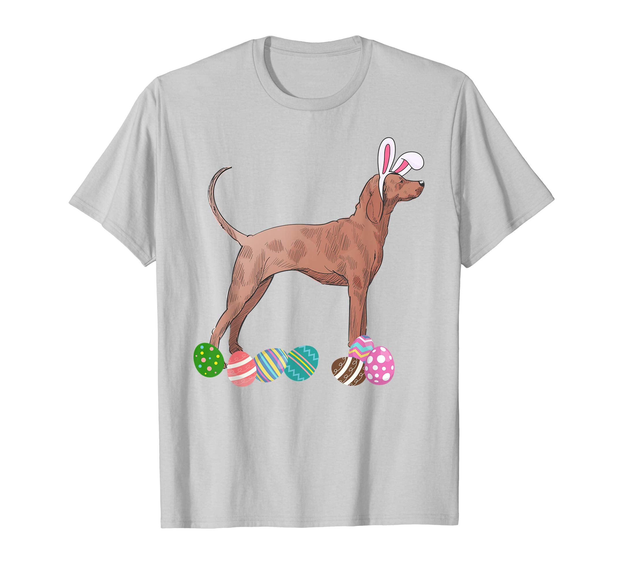 Greyhound Dressed As Easter Bunny With Rabbit Ears T-Shirt