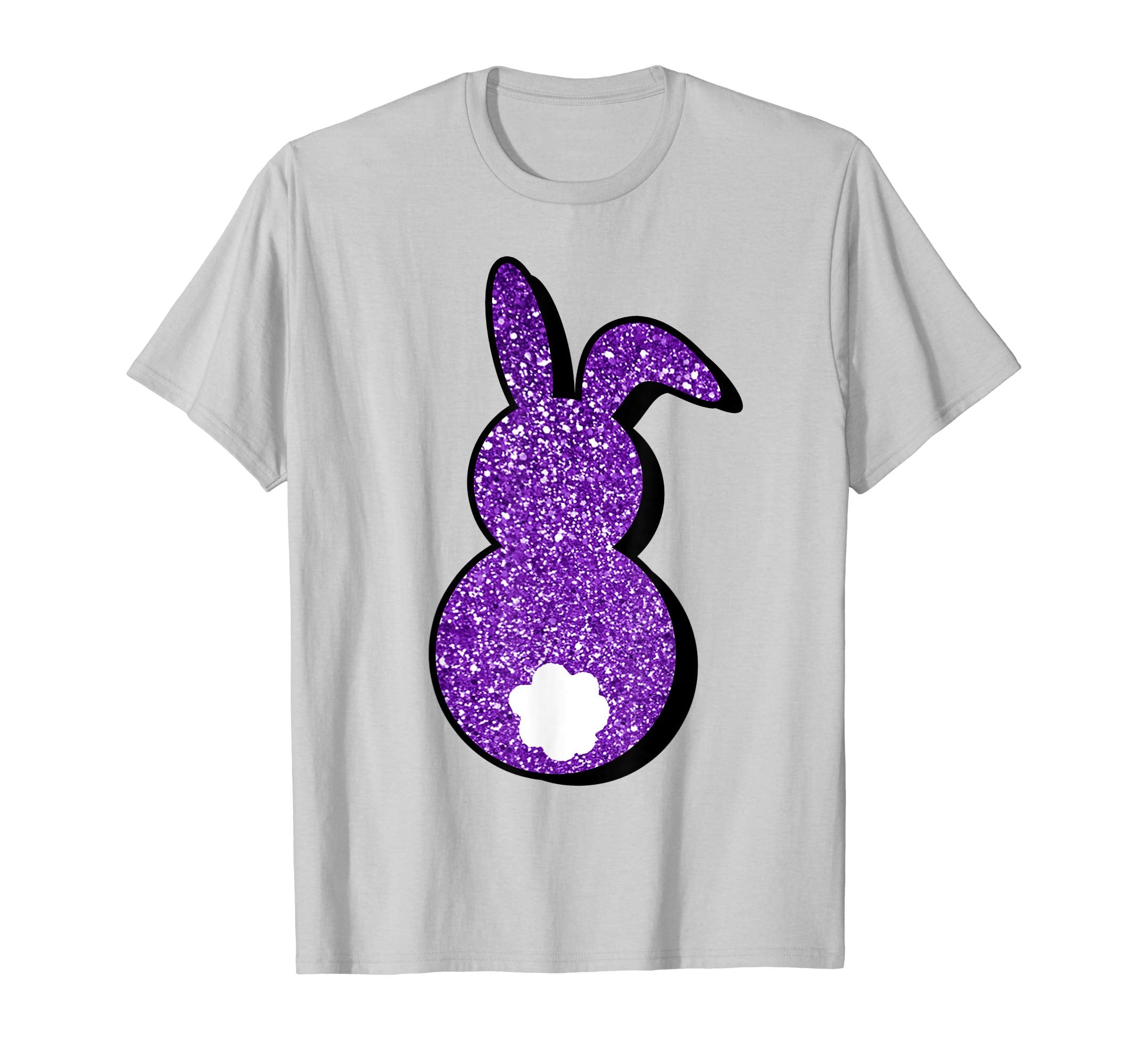 Happy easter t-shirt Funny colorful Bunny With Tail Ears tee