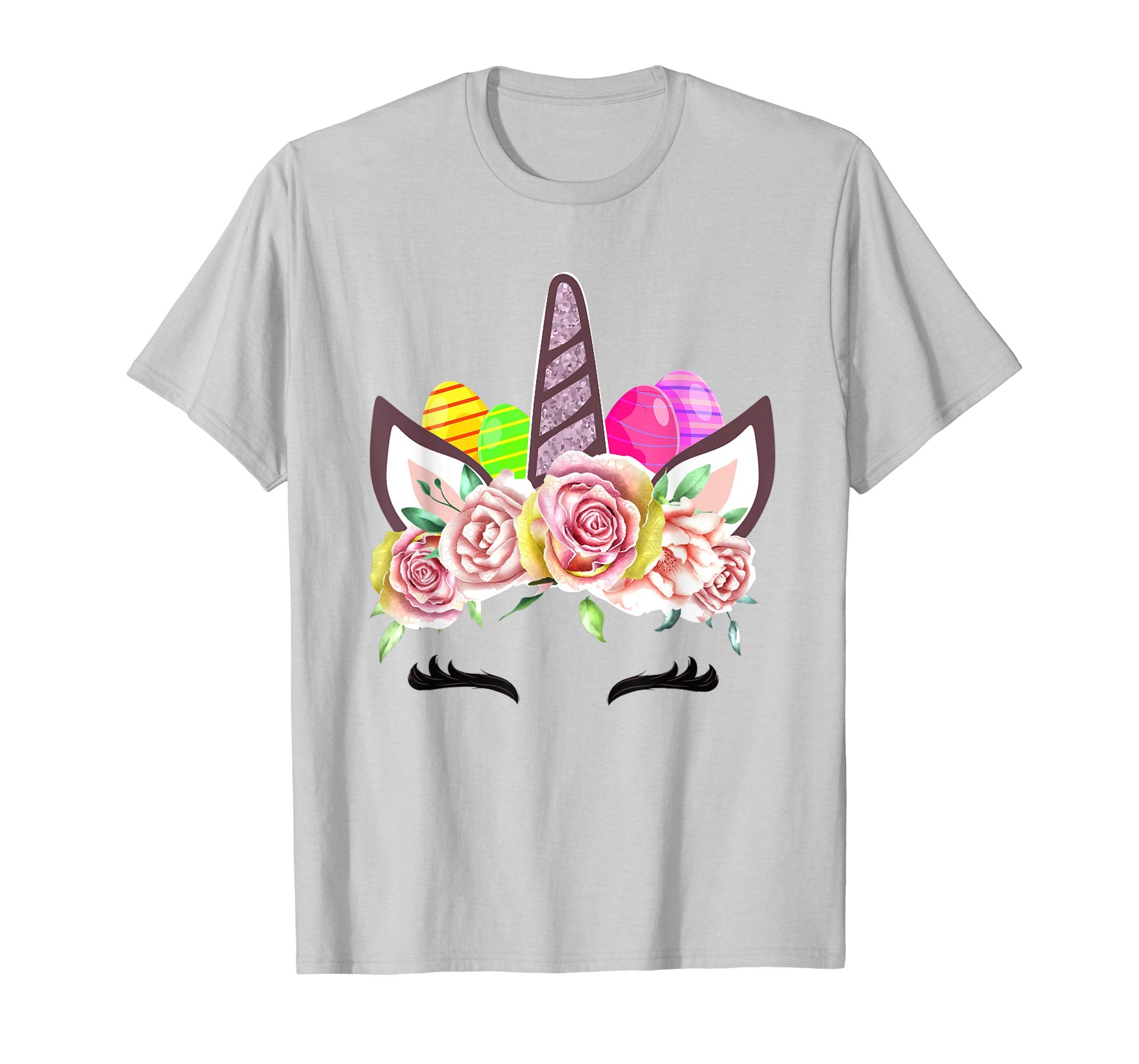 Unicorn Bunny Easter T-Shirt For Girls &amp; Women