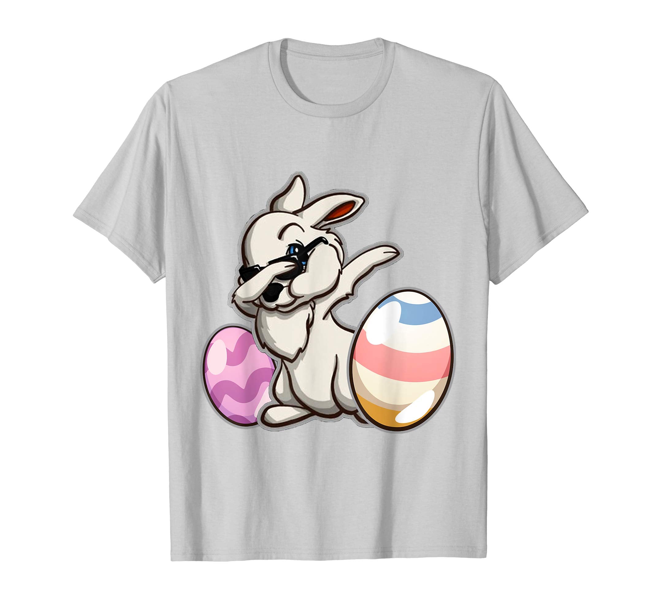 Easter Shirt For Kids Boys Girls Dabbing Easter Bunny